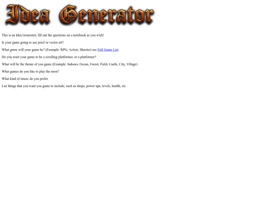 index screenshot