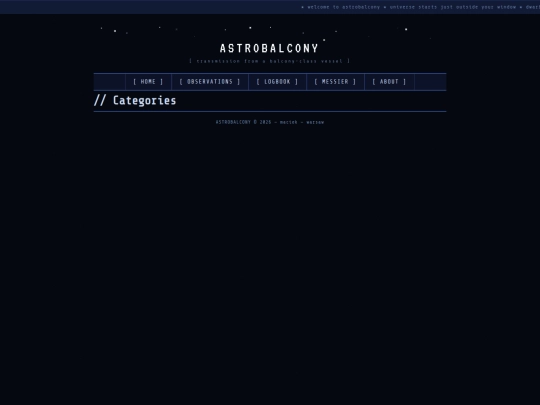 categories screenshot