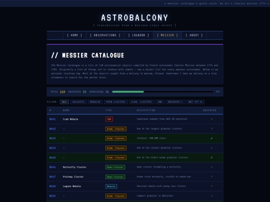 messier screenshot