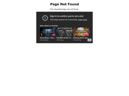 not_found screenshot