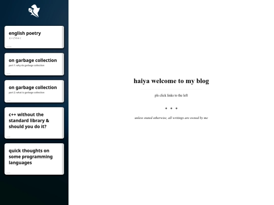 blog screenshot