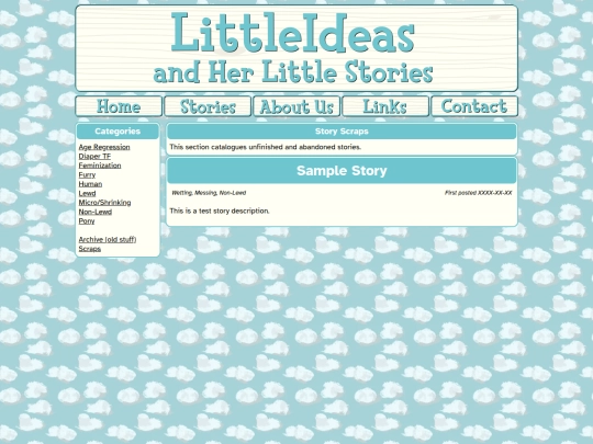 stories/scraps screenshot