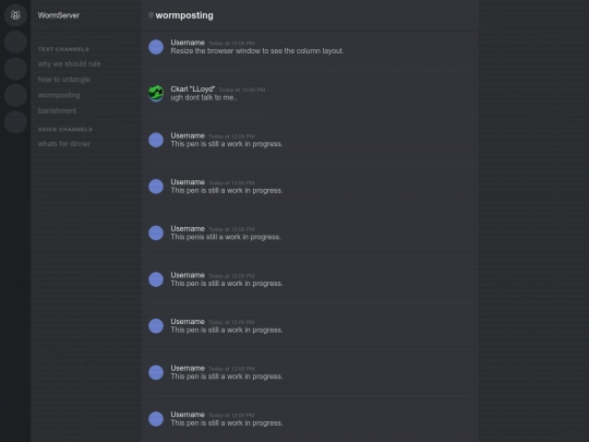 messageboard screenshot