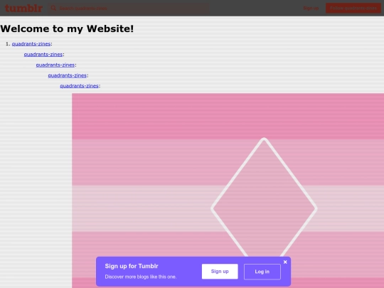 quadrant_zine_tracker screenshot