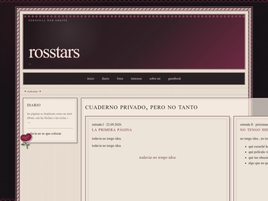 diary screenshot