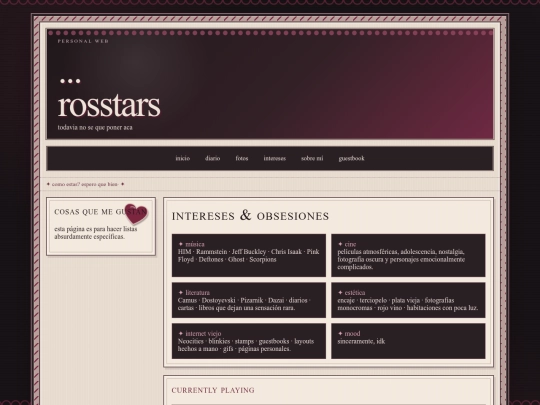 interests screenshot