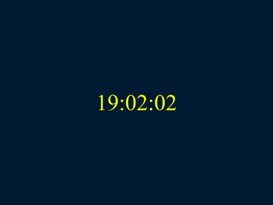 clock screenshot
