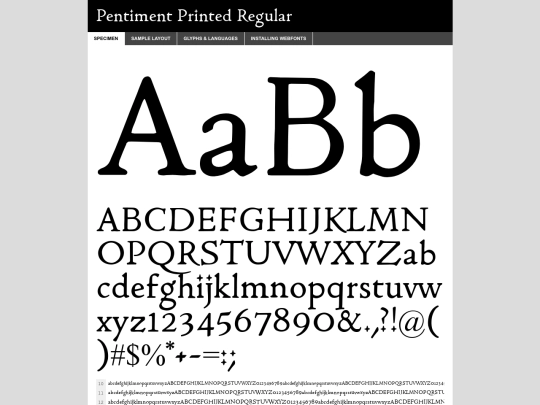 pentiment.css/pentiment_printed-demo screenshot
