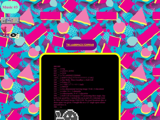 Music/three screenshot