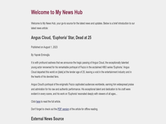 index screenshot