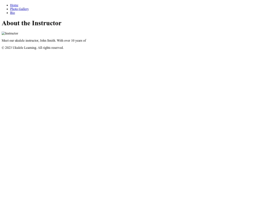 bio screenshot