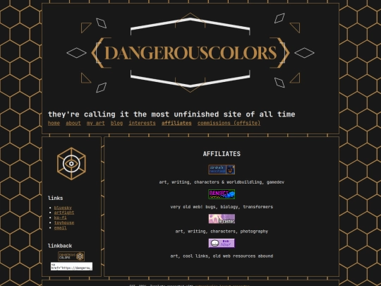 affiliates screenshot