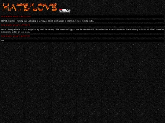 HATELOVE screenshot