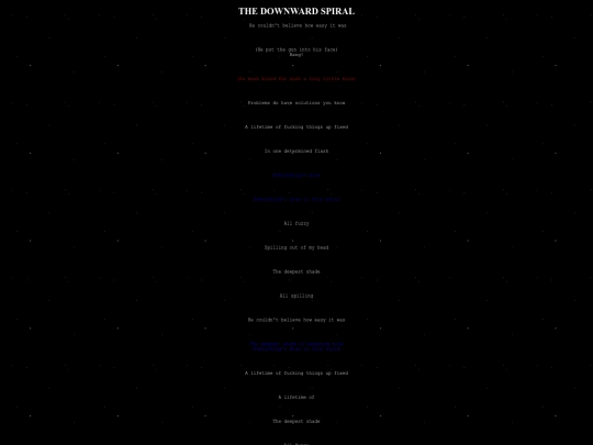 THEDOWNWARDSPIRAL screenshot