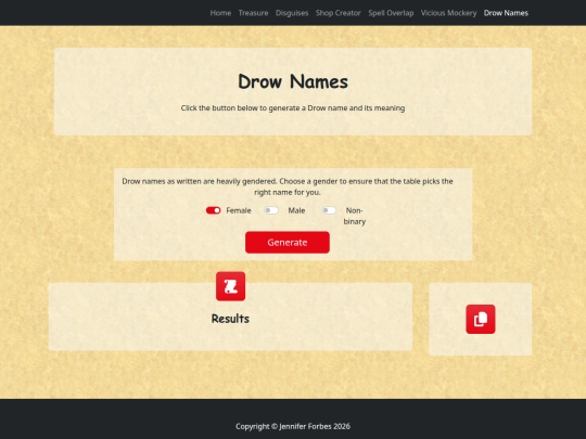 drownames screenshot