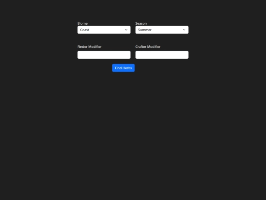 findherbs screenshot