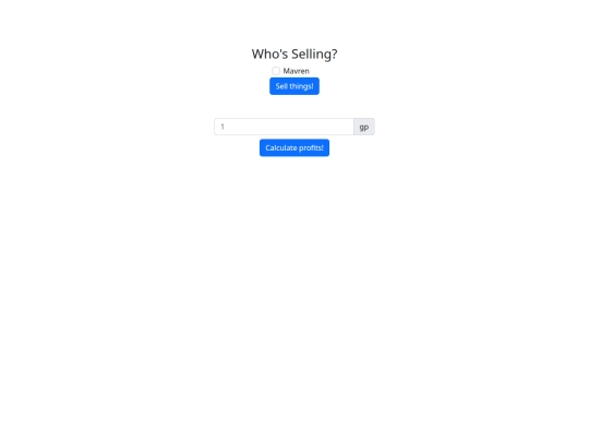sell screenshot