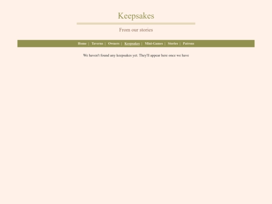 stewpot/keepsakes screenshot