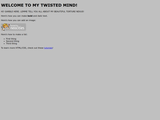 garble screenshot