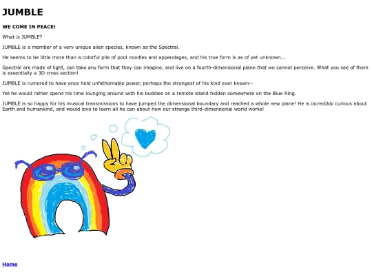 jumble-info screenshot