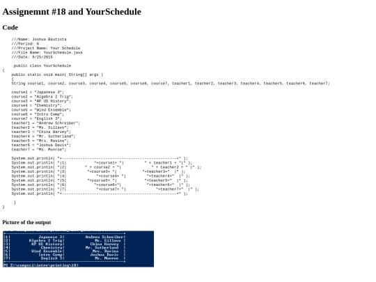 Intro/Printing/18/YourSchedule screenshot
