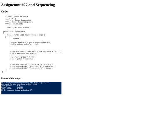 Intro/Printing/27/Sequencing screenshot