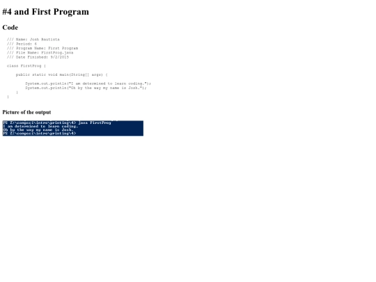 Intro/Printing/4/Program4 screenshot