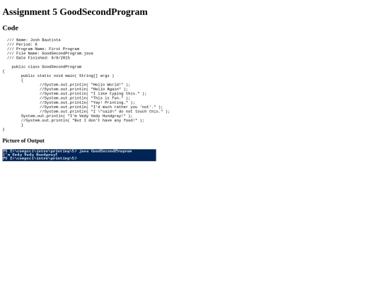 Intro/Printing/5/GoodSecondProgram screenshot