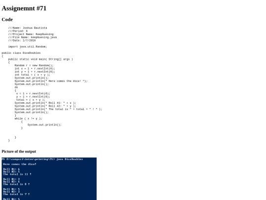 Intro/Printing/71/71 screenshot