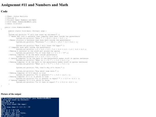 Intro/Printing/9/NumbersAndMath screenshot