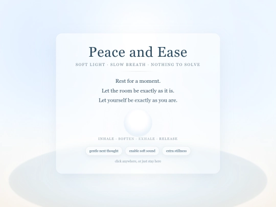 feelings/peace screenshot