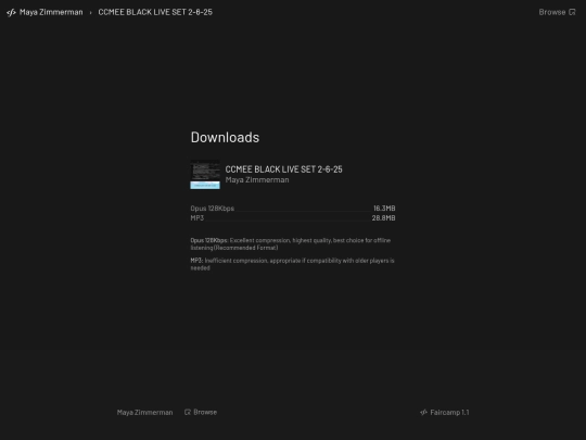 faircamp/ccmee-black-live-set-2-6-25/downloads/fbi2J3xmEgQ screenshot
