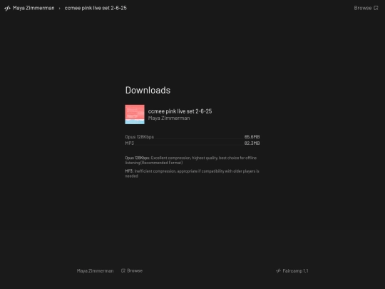 faircamp/ccmee-pink-live-set-2-6-25/downloads/Ns8JYfVBTdw screenshot