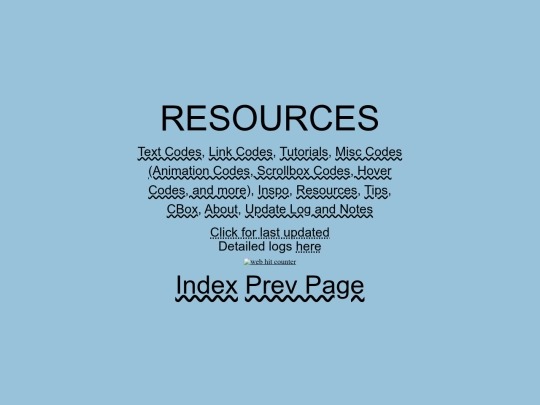 index screenshot