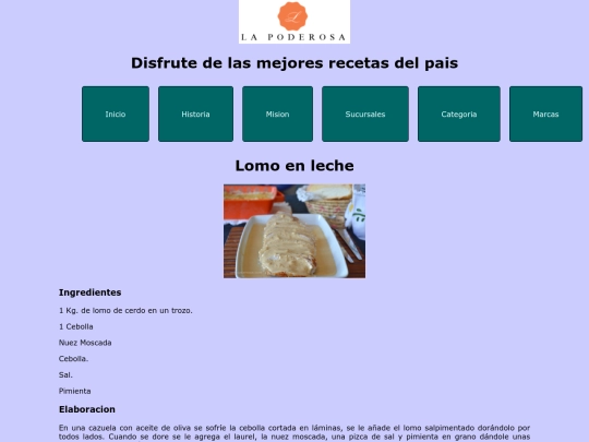 HolaHTMLrecetas screenshot