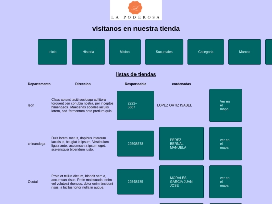 HolaHTMLsucursales screenshot