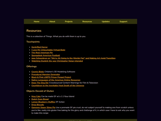 resources screenshot