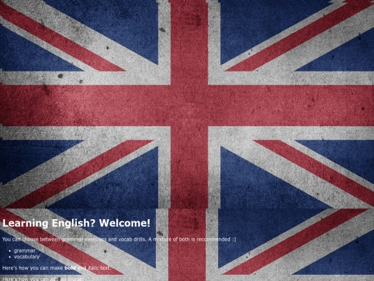 Englisch screenshot