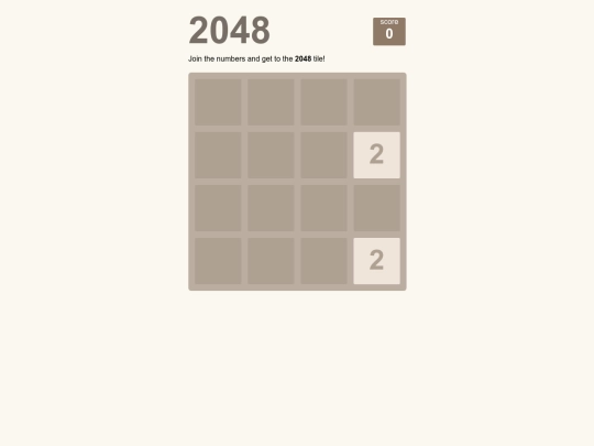 2048/game screenshot