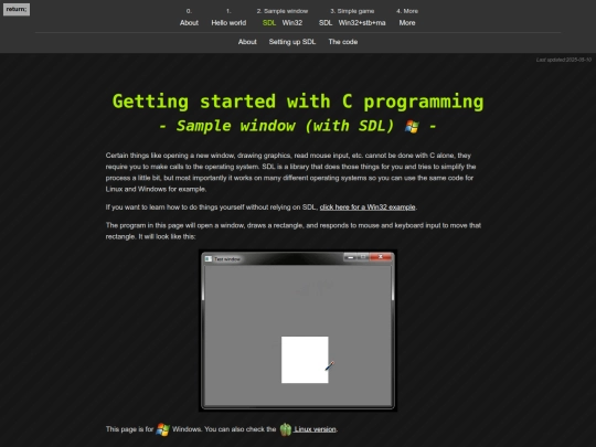 c/samplewindow_sdl_win screenshot