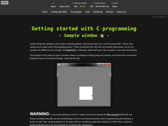 c/samplewindow_software_win screenshot