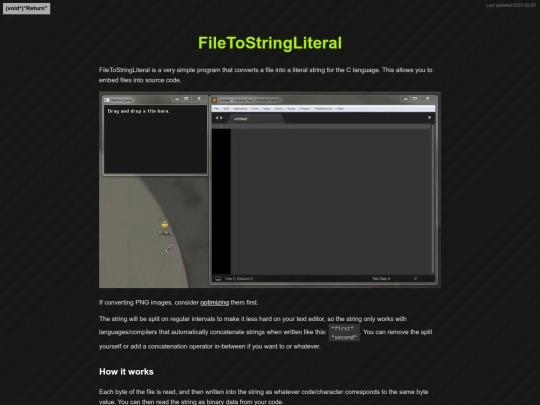 filetostringliteral screenshot