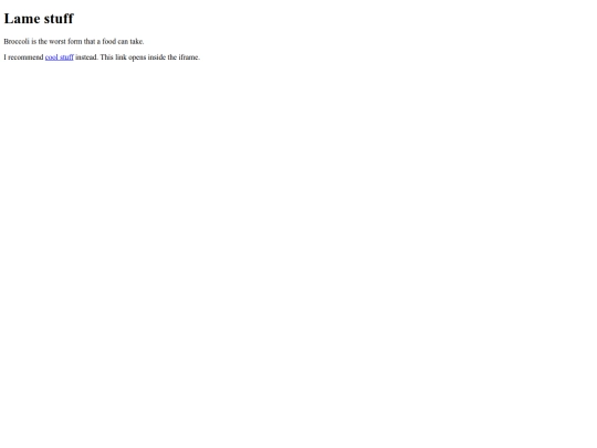 nojs/lamestuff screenshot