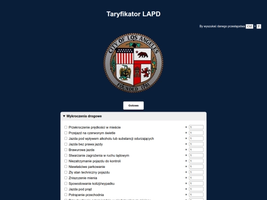 index screenshot