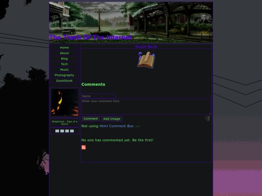 guestbook screenshot