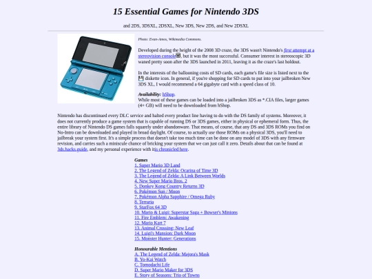 15for/3ds screenshot