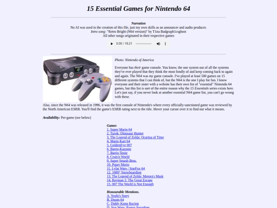 15for/n64 screenshot