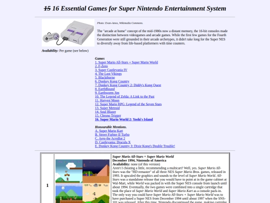 15for/snes screenshot