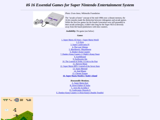 15for/snes_old screenshot