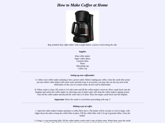coffee screenshot